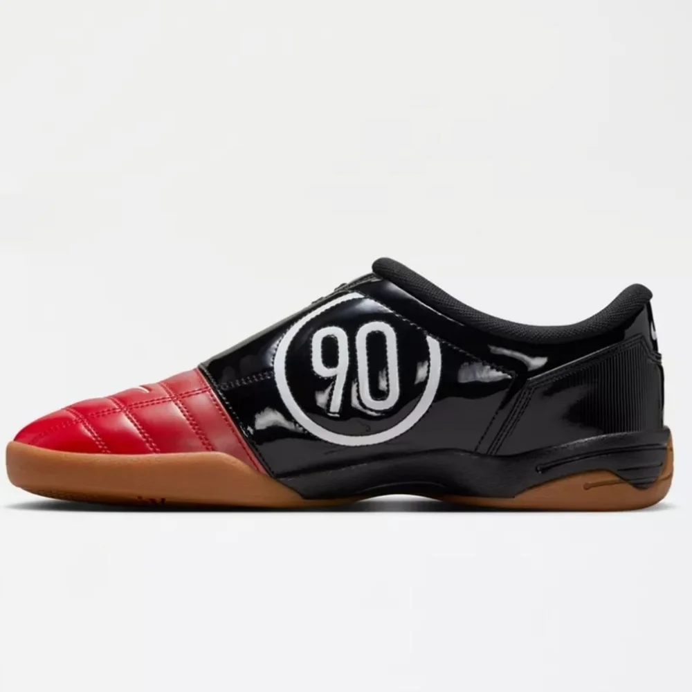 Nike Men's T90 Athletic Sneaker, Color Black/White-University Red, $110.00 USD - Picture 2 of 16